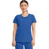 Cherokee Womens Infinity Crew Neck Scrubs Shirt(Royal)