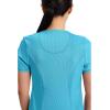 Cherokee Womens Infinity Crew Neck Scrubs Shirt(Turquoise)
