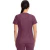 Cherokee Womens Infinity Crew Neck Scrubs Shirt(Wine)