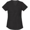 Cherokee Women’s Maternity Mock Wrap Knit Panel Top(Black)