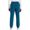 Cherokee Women’s Pull-on Cargo Scrub Pant Mid Rise Tapered Leg with 4 Pockets – CK248A(Caribbean Blue)