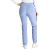 Cherokee Women’s Pull-on Cargo Scrub Pant Mid Rise Tapered Leg with 4 Pockets – CK248A(Ciel)