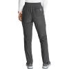 Cherokee Women’s Pull-on Cargo Scrub Pant Mid Rise Tapered Leg with 4 Pockets – CK248A(Heather Pewter)