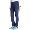 Cherokee Women’s Pull-on Cargo Scrub Pant Mid Rise Tapered Leg with 4 Pockets – CK248A(Navy)