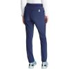 Cherokee Women’s Pull-on Cargo Scrub Pant Mid Rise Tapered Leg with 4 Pockets – CK248A(Navy)