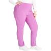 Cherokee Women’s Pull-on Cargo Scrub Pant Mid Rise Tapered Leg with 4 Pockets – CK248A(Vibran Violet)