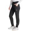 Cherokee Women’s Scrub Jogger Pants Natural Rise with 4 Pockets and Drawstring Waistband – CK249A(Black)