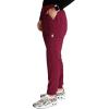 Cherokee Women’s Scrub Jogger Pants Natural Rise with 4 Pockets and Drawstring Waistband – CK249A(Wine)