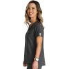 Cherokee Women’s Scrub Top Tuckable Contemporary Fit with 1 Pocket CK748A(Pewter)
