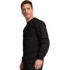 Cherokee Workwear Professionals Men & Women Scrubs Top Pocketless Crew Neck WW790(Black)