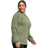 Cherokee Workwear Professionals Men & Women Scrubs Top Pocketless Crew Neck WW790(Olive)