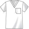 Cherokee Ww Flex with Certainty Unisex Big V-Neck Top(Navy)