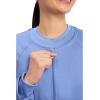 Cherokee Zip Front Scrub Jackets for Women, 3 Pockets, 2-Way Stretch, Soft, Breathable,Brushed Twill – 4315(Ciel)
