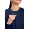Cherokee Zip Front Scrub Jackets for Women, 3 Pockets, 2-Way Stretch, Soft, Breathable,Brushed Twill – 4315(Navy)