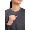 Cherokee Zip Front Scrub Jackets for Women, 3 Pockets, 2-Way Stretch, Soft, Breathable,Brushed Twill – 4315(Pewter)