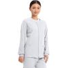Cherokee Zip Front Scrub Jackets for Women, 3 Pockets, 2-Way Stretch, Soft, Breathable,Brushed Twill – 4315(White)
