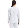 Cherokee Zip Front Scrub Jackets for Women, 3 Pockets, 2-Way Stretch, Soft, Breathable,Brushed Twill – 4315(White)