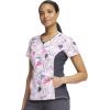 Cherokee iFlex Women Scrubs Top V-Neck CK698(Loving Swirls)