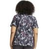 Cherokee iFlex Women Scrubs Top V-Neck Knit Panel CK641(Giraffe-ter My Love)