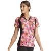 Cherokee iFlex Women Scrubs Top V-Neck Knit Panel CK641(Retro Blooms)