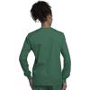 Cherokee scrubs jacket for women, Snap Front Warm-Up Jacket with 3 Pockets and Easy Care – 4350(Hunter)