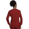 Cherokee scrubs jacket for women, Snap Front Warm-Up Jacket with 3 Pockets and Easy Care – 4350(Red)