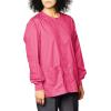 Cherokee scrubs jacket for women, Snap Front Warm-Up Jacket with 3 Pockets and Easy Care – 4350(Shocking Pink)
