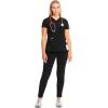 Infinity Cherokee V-Neck Women’s Nurse Scrub Top, 4-Way Stretch, Superior Performance and Comfort CK623A(Black)