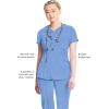 Infinity Cherokee V-Neck Women’s Nurse Scrub Top, 4-Way Stretch, Superior Performance and Comfort CK623A(Ciel)