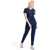 Infinity Cherokee V-Neck Women’s Nurse Scrub Top, 4-Way Stretch, Superior Performance and Comfort CK623A(Navy)