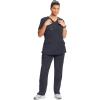 Infinity Cherokee V-Neck Women’s Nurse Scrub Top, 4-Way Stretch, Superior Performance and Comfort CK623A(Pewter)