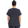 Infinity Cherokee V-Neck Women’s Nurse Scrub Top, 4-Way Stretch, Superior Performance and Comfort CK623A(Pewter)