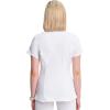 Infinity Cherokee V-Neck Women’s Nurse Scrub Top, 4-Way Stretch, Superior Performance and Comfort CK623A(White)
