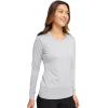Infinity Women Long Sleeve Underscrub Knit Tee with Round Neckline Scrub T-Shirt – CK782(Grey)