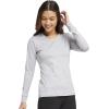 Infinity Women Long Sleeve Underscrub Knit Tee with Round Neckline Scrub T-Shirt – CK782(Grey)
