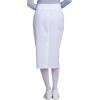 Scrubs Uniform Skirt Workwear Professionals, Rib-Knit Waist, Soft Stretch WW510, XS, White