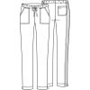 Workwear Core Stretch Women Scrubs Pant Mid Rise Straight Leg Drawstring 4203(Black)