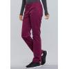 Workwear Core Stretch Women Scrubs Pant Mid Rise Straight Leg Drawstring 4203(Wine)