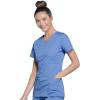 Workwear Core Stretch Women Scrubs Top V-Neck 24703(Ciel)