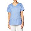 Workwear Core Stretch Women Scrubs Top V-Neck 24703(Ciel)