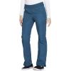 Workwear Originals Women Scrubs Pant Mid Rise Straight Leg Pull-on Cargo WW210(Caribbean Blue)