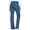 Workwear Originals Women Scrubs Pant Mid Rise Straight Leg Pull-on Cargo WW210(Caribbean Blue)