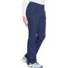 Workwear Originals Women Scrubs Pant Mid Rise Straight Leg Pull-on Cargo WW210(Navy)