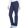 Workwear Originals Women Scrubs Pant Mid Rise Straight Leg Pull-on Cargo WW210(Navy)