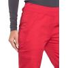 Workwear Originals Women Scrubs Pant Mid Rise Straight Leg Pull-on Cargo WW210(Red)
