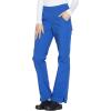 Workwear Originals Women Scrubs Pant Mid Rise Straight Leg Pull-on Cargo WW210(Royal)