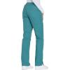 Workwear Originals Women Scrubs Pant Mid Rise Straight Leg Pull-on Cargo WW210(Teal Blue)