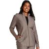 Cherokee Form Women Warm Up Scrubs Jacket Zip Front CK390(Iron)