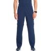 Cherokee Infinity Men’s Mid Rise Straight Leg Convertible Zip Off Shorts Design/Pant with 3 Pockets IN202A(Navy)