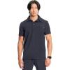 Cherokee Infinity Mens Scrub Polo Top, Zip Chest Pocket, Moisture Wicking, Wrinkle-Resistant, 360 Stretch – CK825A(Pewter)